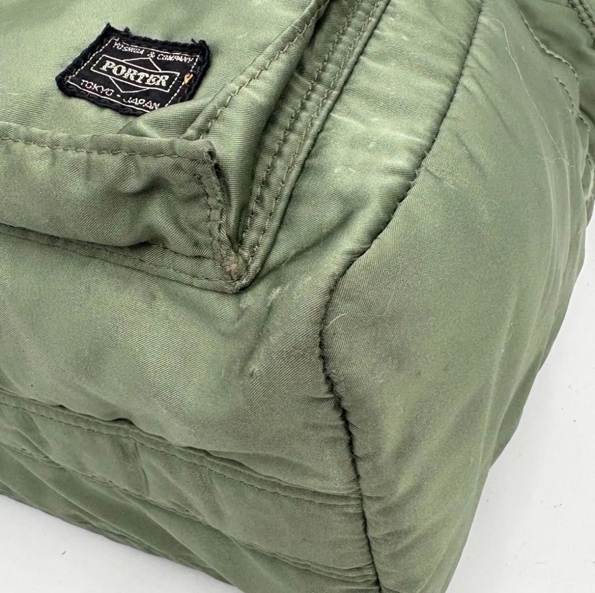 希少 大容量○PORTER ポーター タンカー セージグリーン 2way ボストン