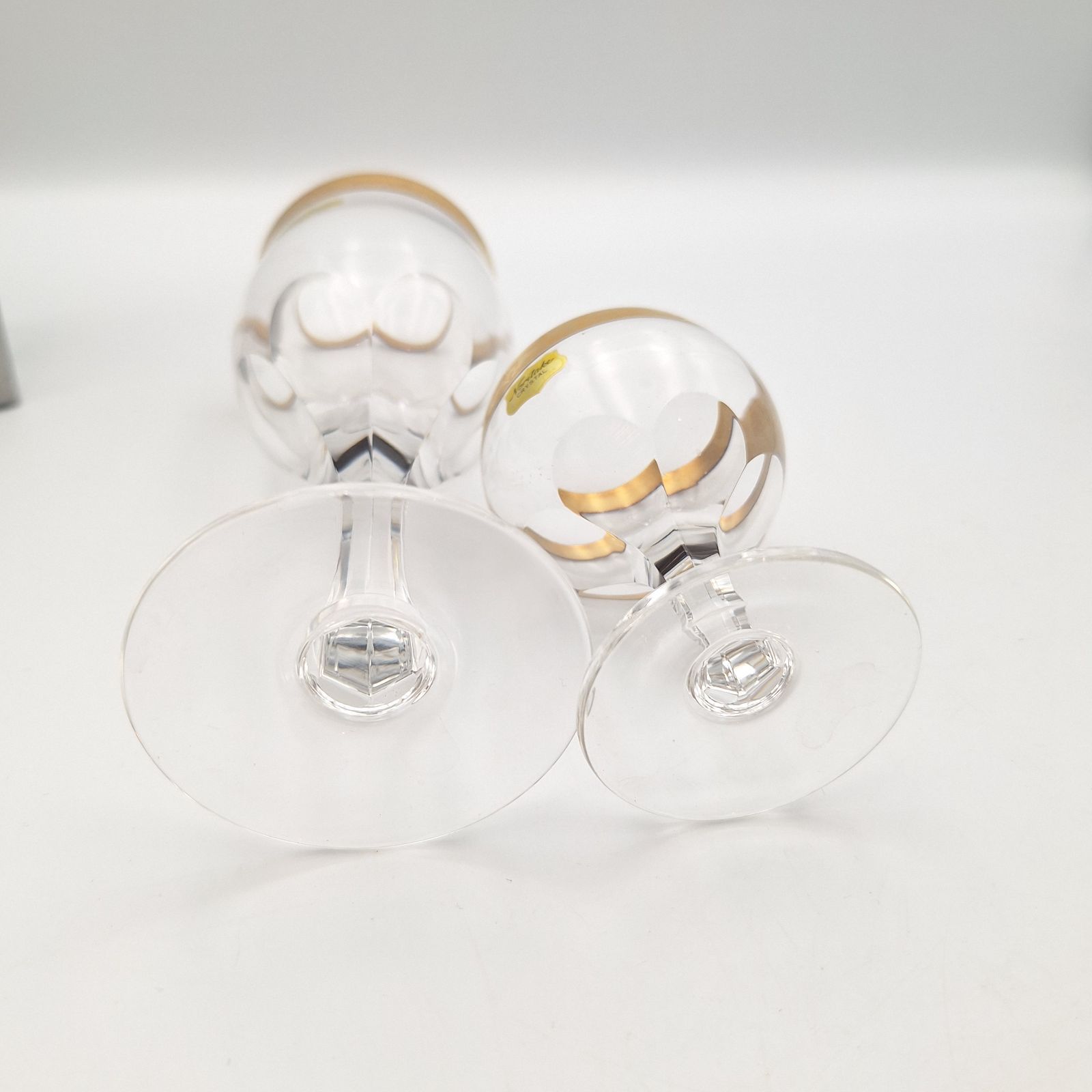 Noritake ノリタケ クリスタルグラス ヴィンテージ 金彩 ワイングラス