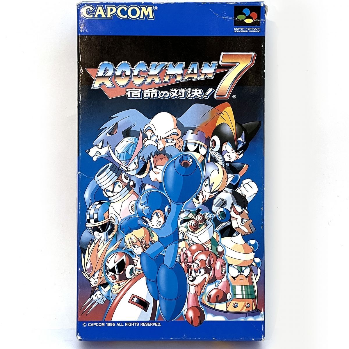 SFC スーパーファミコン ソフト ロックマン7 宿命の対決！※中古 【津山