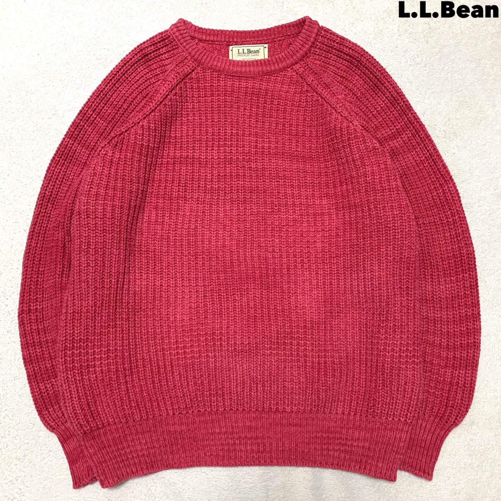 L.L.Bean USA製 アメリカ製 コットンニット セーター VINTAGE 