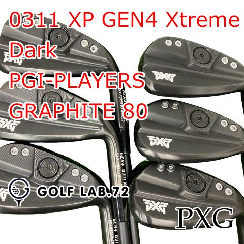 中古】アイアンセット PXG 0311 XP GEN4 Xtreme Dark◇PGI-PLAYERS 