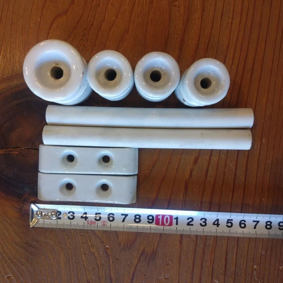 昭和レトロ 碍子 がいし セット 白磁 陶器 古道具 インテリア DIY