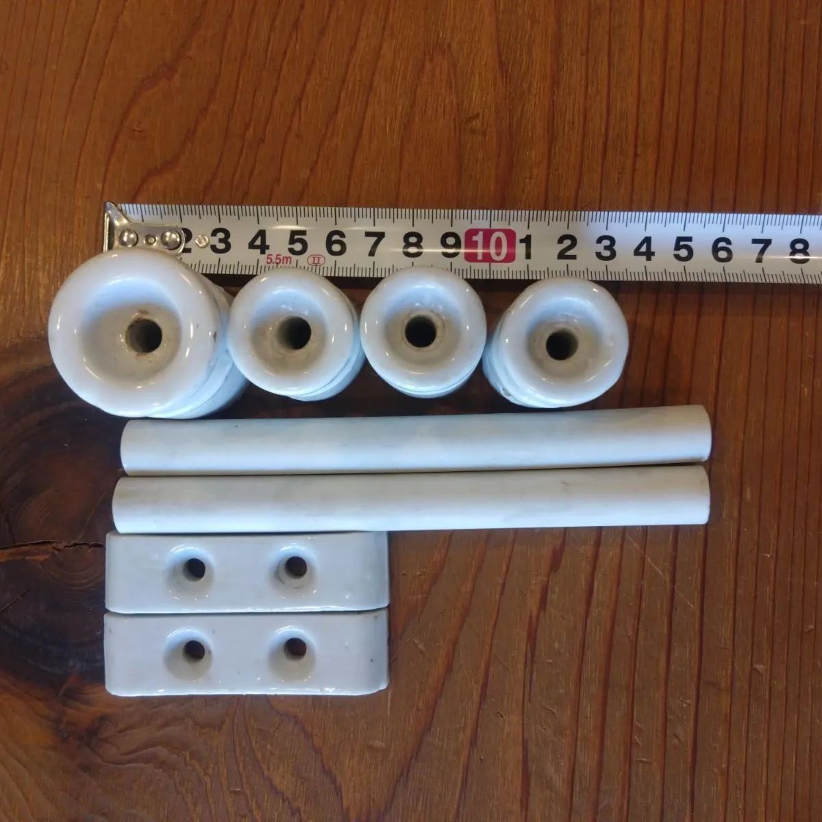 昭和レトロ 碍子 がいし セット 白磁 陶器 古道具 インテリア DIY