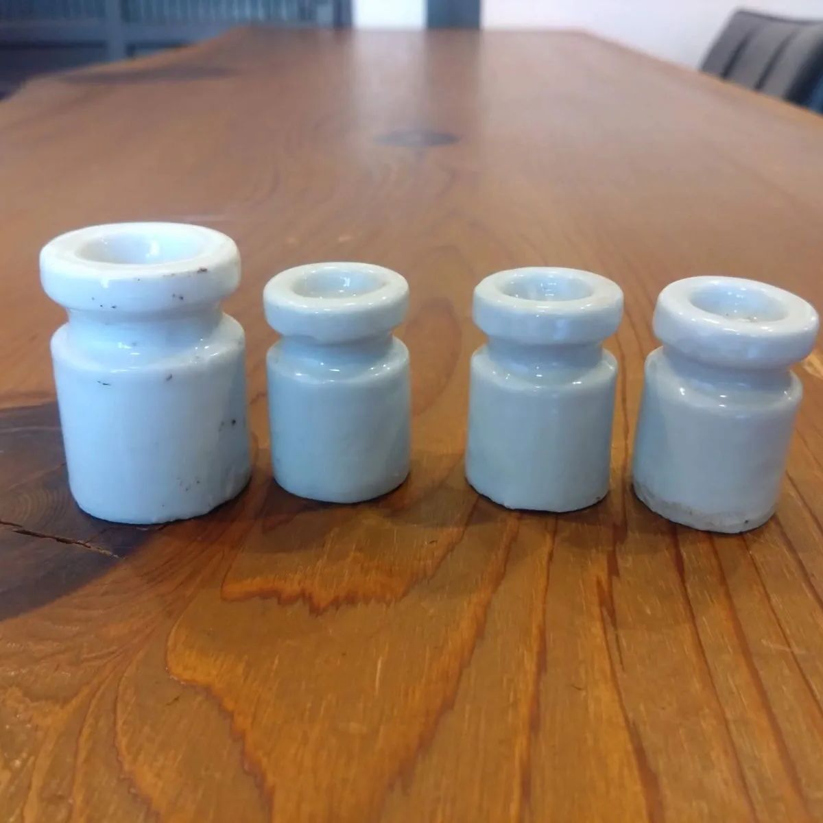 昭和レトロ 碍子 がいし セット 白磁 陶器 古道具 インテリア DIY