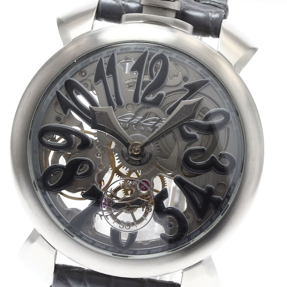 ガガミラノ GaGa MILANO 5310.02 マヌアーレ48 スケルトン 手