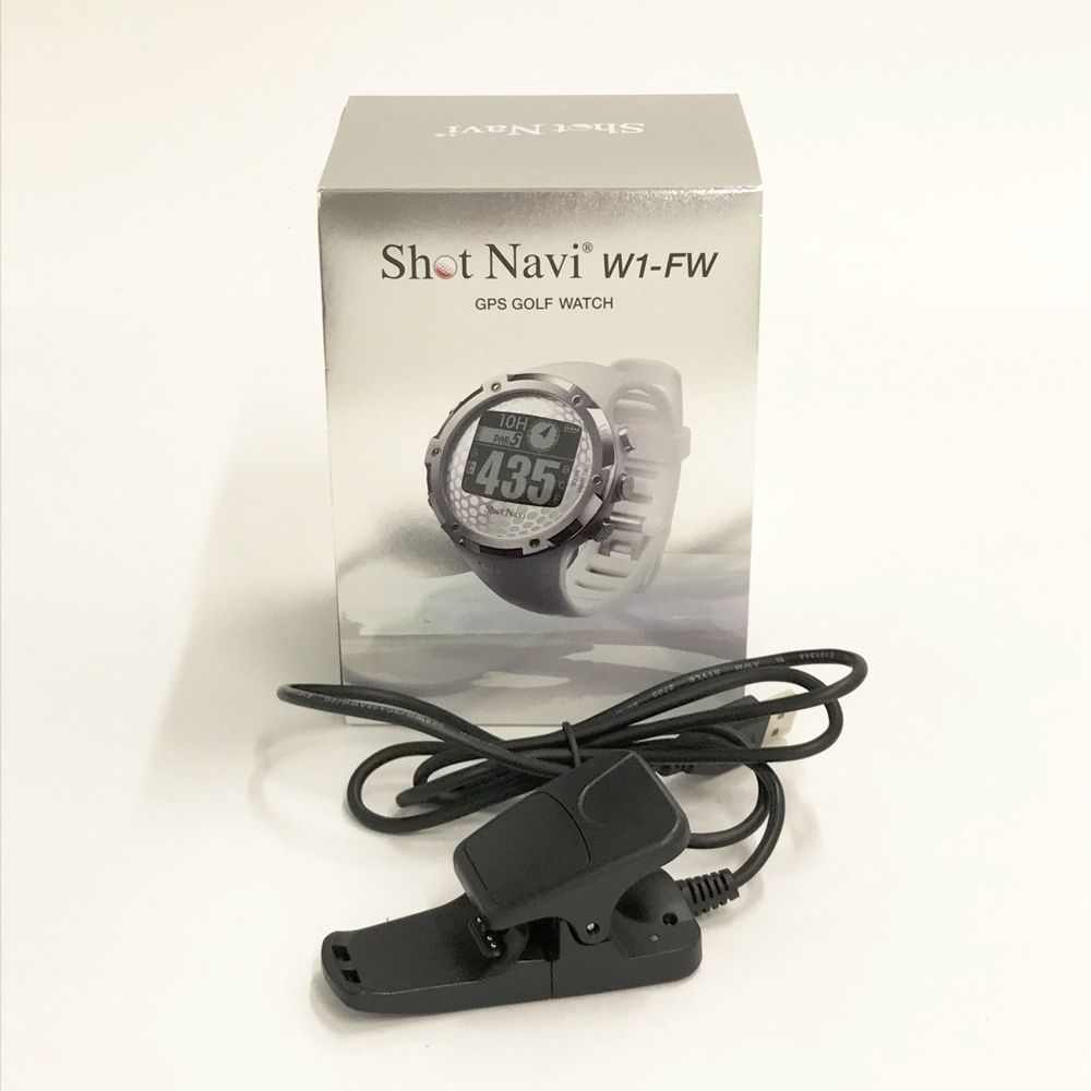 Shot Navi W1-FW ホワイト W1-FW(ショットナビ W1-FW)::時計型GPS