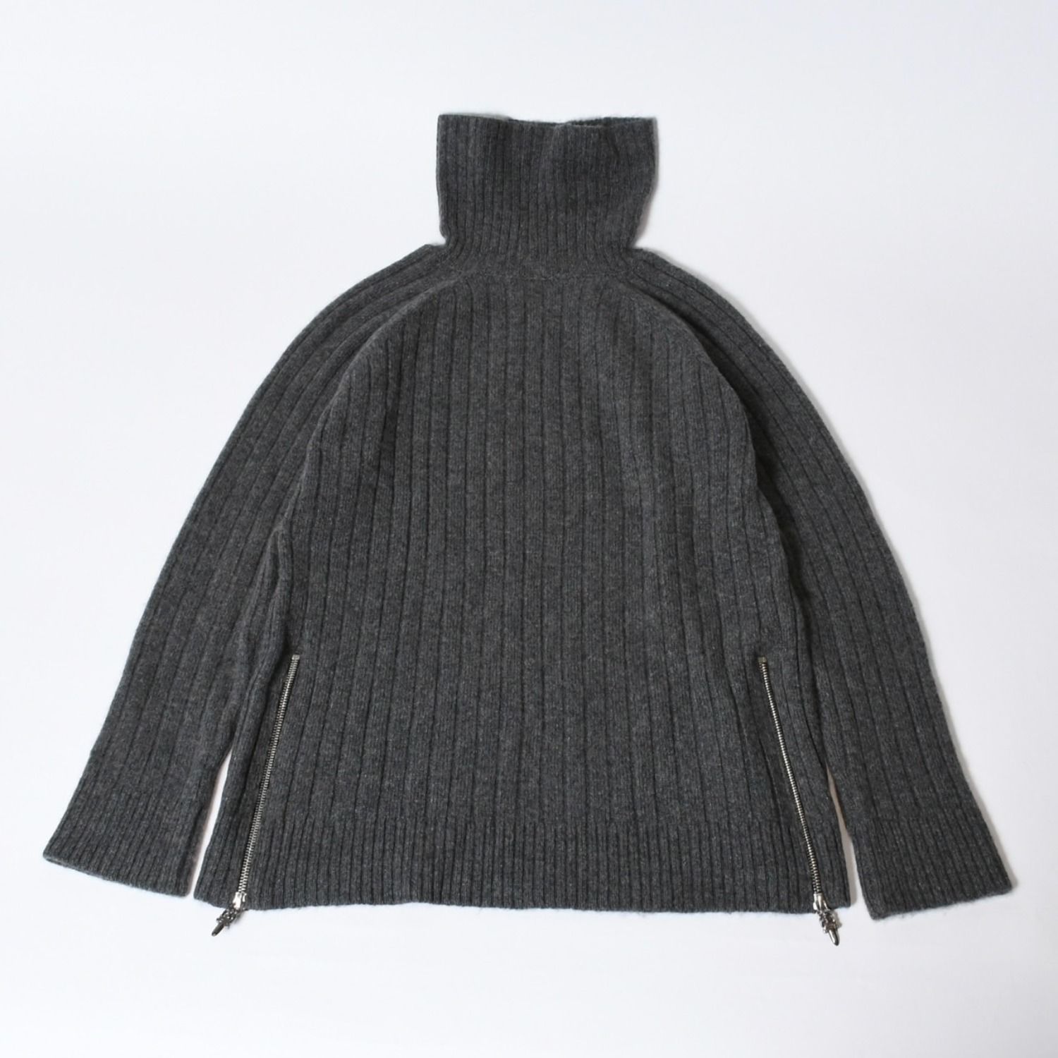 極美品 CHROME HEARTS クロムハーツ カシミヤ ハイネックニット 