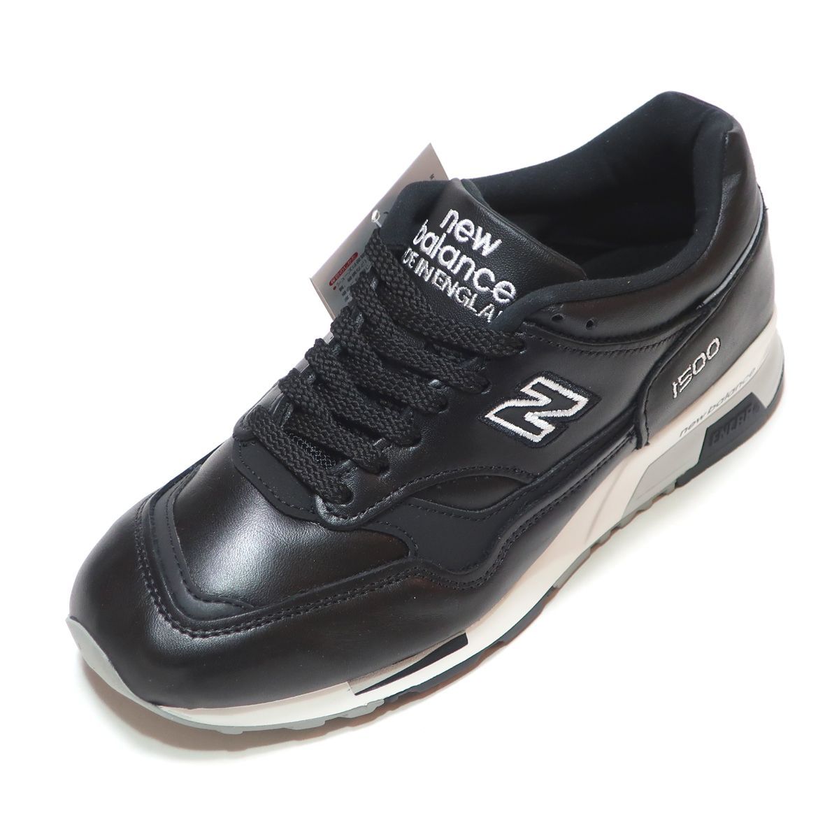 レディースサイズ☆NEW BALANCE U1500KWG LEATHER BLACK WHITE GREY 