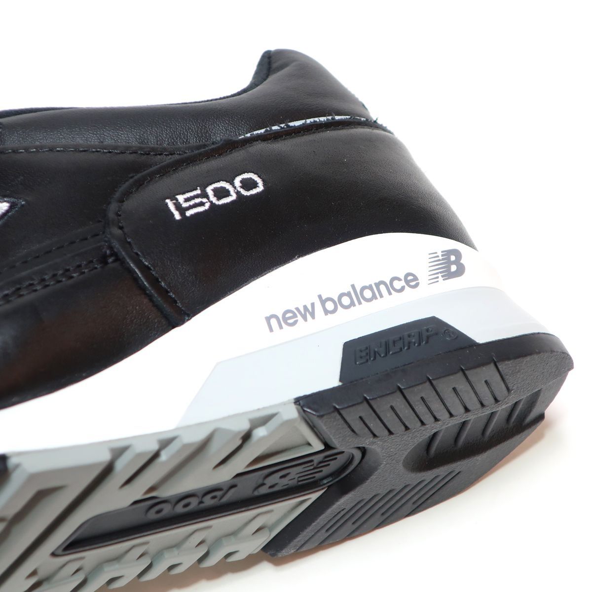 レディースサイズ☆NEW BALANCE U1500KWG LEATHER BLACK WHITE GREY 