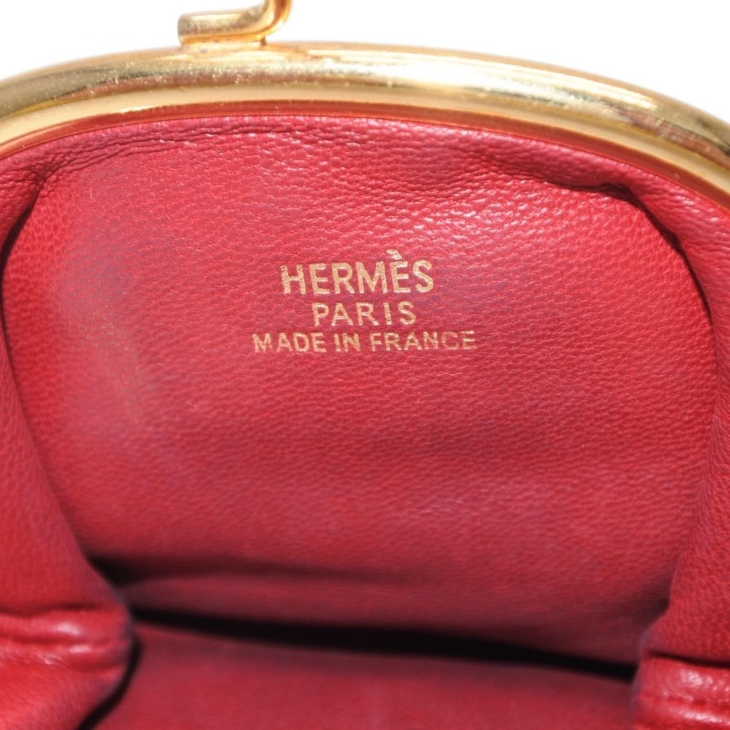 HERMES エルメス エミーユ がま口 コインケース 小銭入れ ヴィブラート 