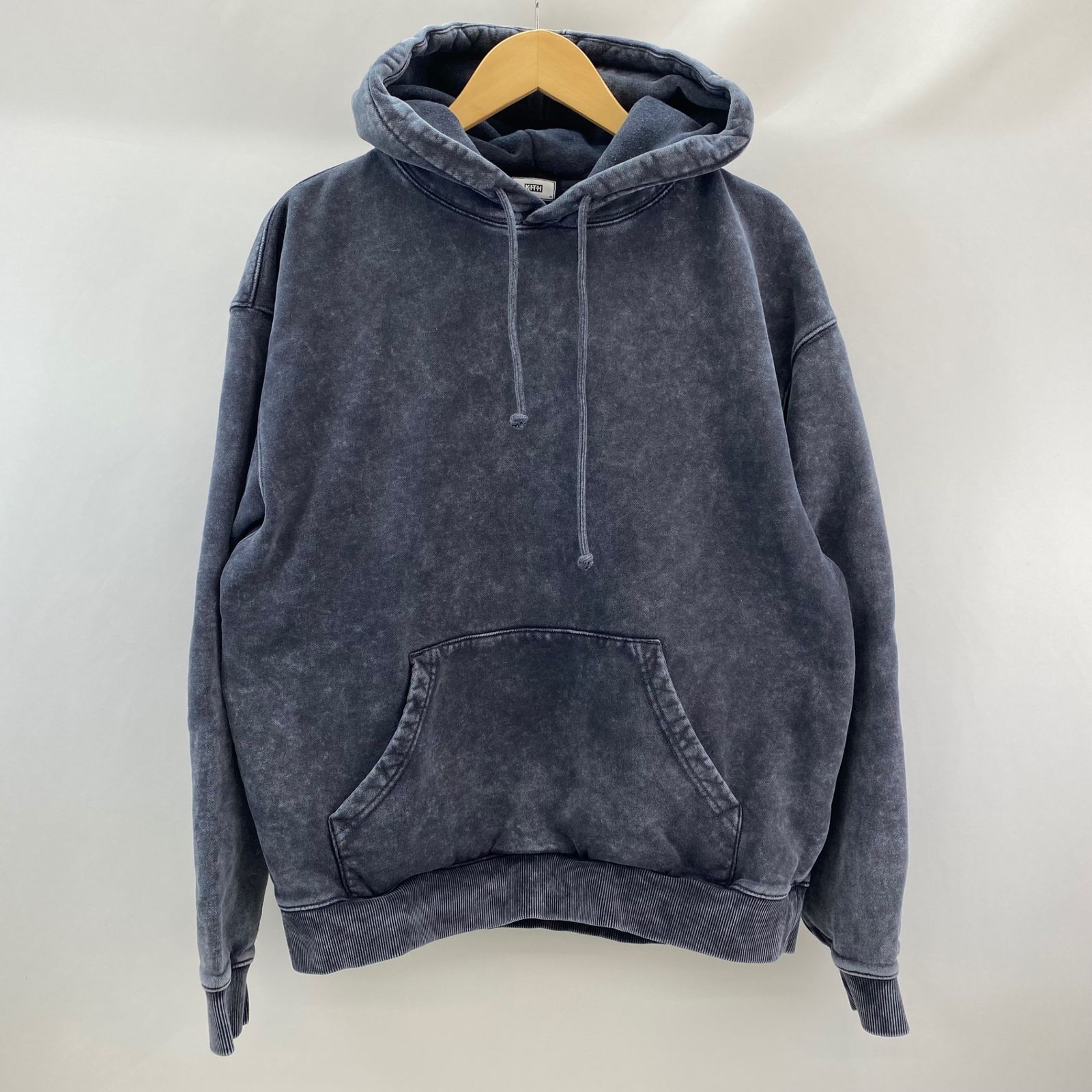 KITH キス メンズ パーカー フーディ ウォッシュ加工 ヴィンテージ風 