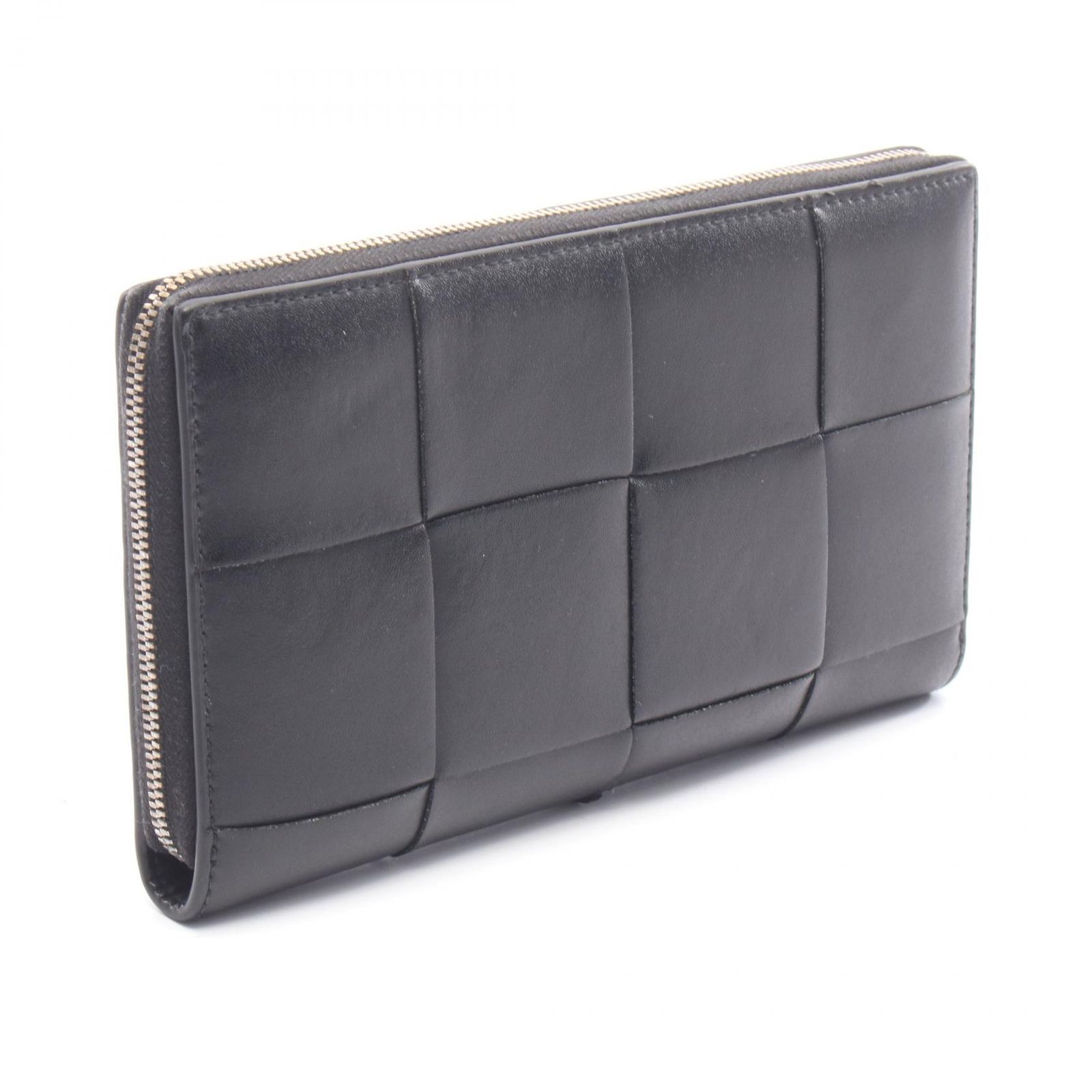 ボッテガヴェネタ BOTTEGA VENETA ラウンド長財布 カセット ジップ 