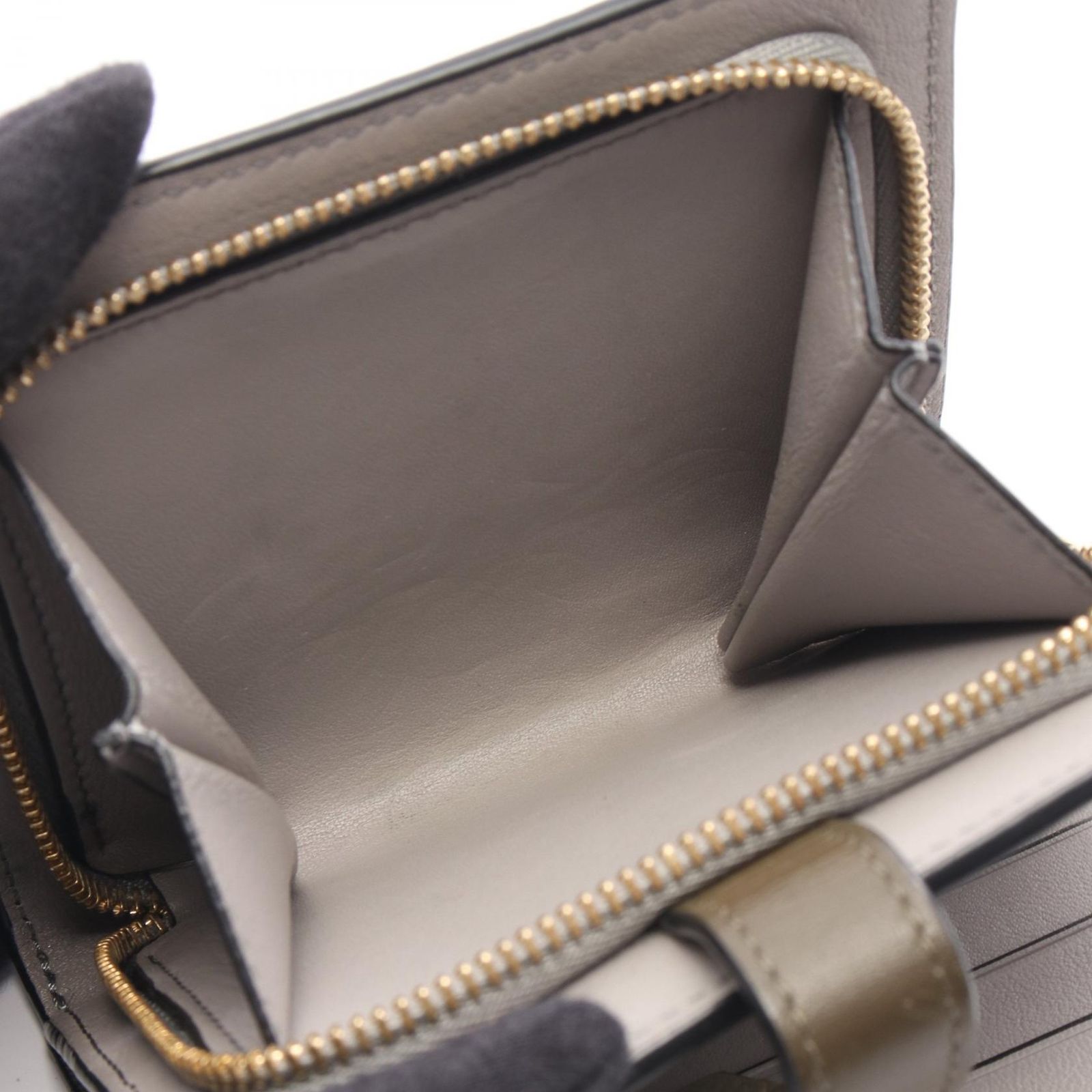 ロエベ LOEWE 二つ折り財布 コンパクト ジップ ウォレット C660Z41X01 