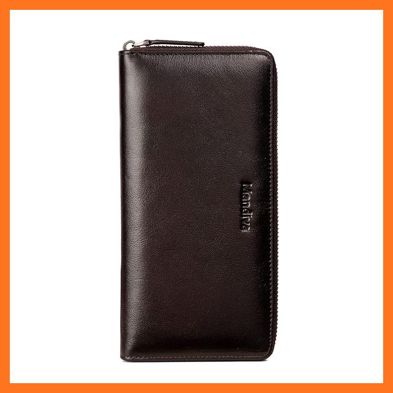 新品】 [Mandiva]財布 メンズ レディース 長財布 本革