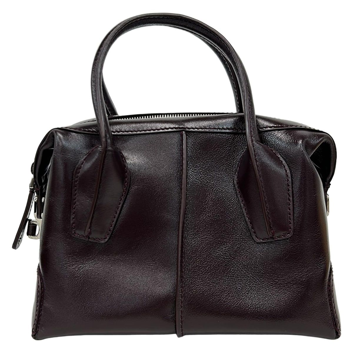 トッズのハンドバッグ・正規品・シック・ダークブラウン系 