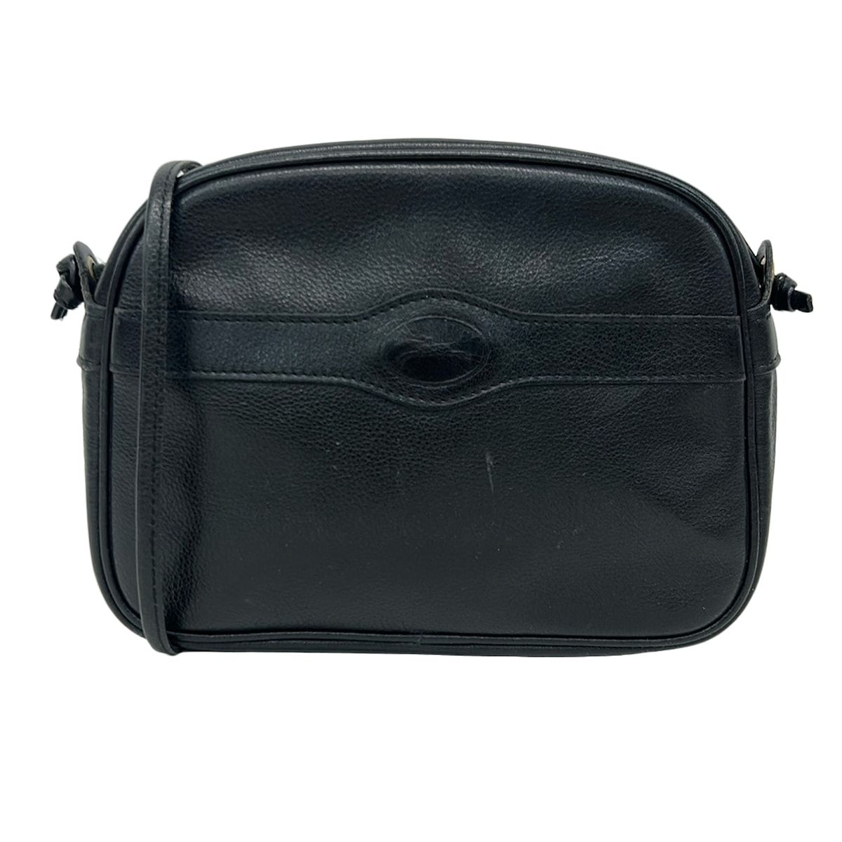 レディース LONGCHAMP(ロンシャン) ショルダーバッグ - 黒 レザー