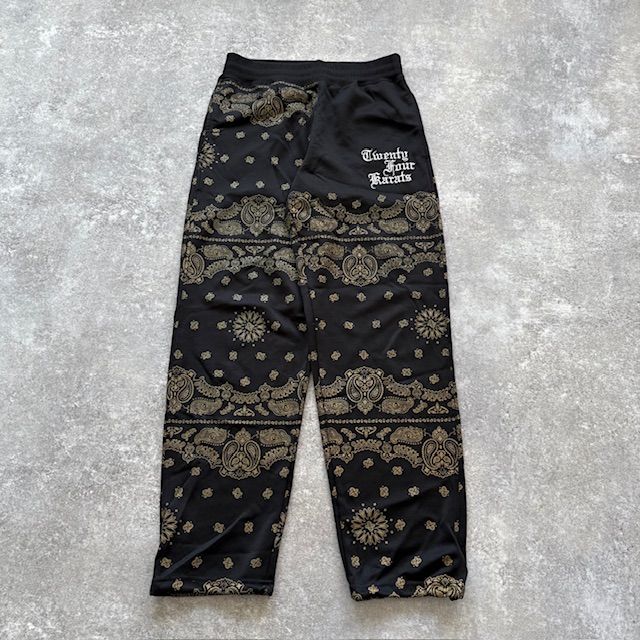24Karats】トゥエンティフォーカラッツ ゴールドペイズリー パーカー