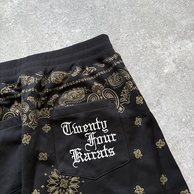 24Karats】トゥエンティフォーカラッツ ゴールドペイズリー パーカー