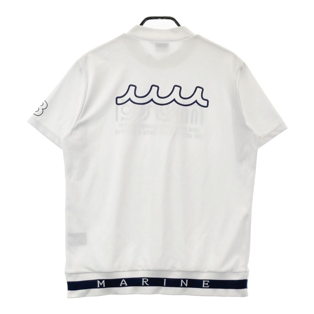 ★美品★muta MARINE GOLF　モックネック　サイズ　6 ムータマリンゴルフ モックネックシャツ サイズ6