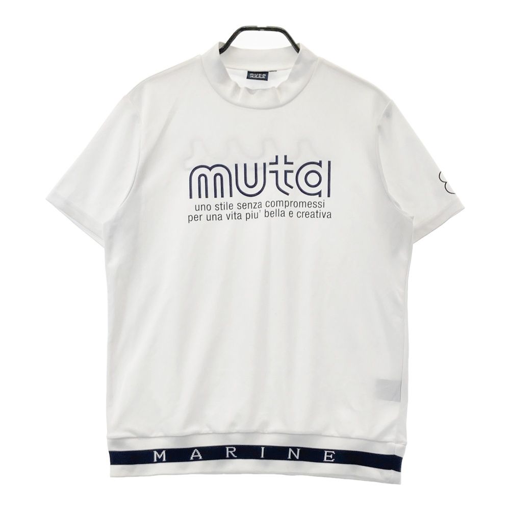 サイズ：6 MUTA MARINE ムータマリン モックネック 半袖Tシャツ