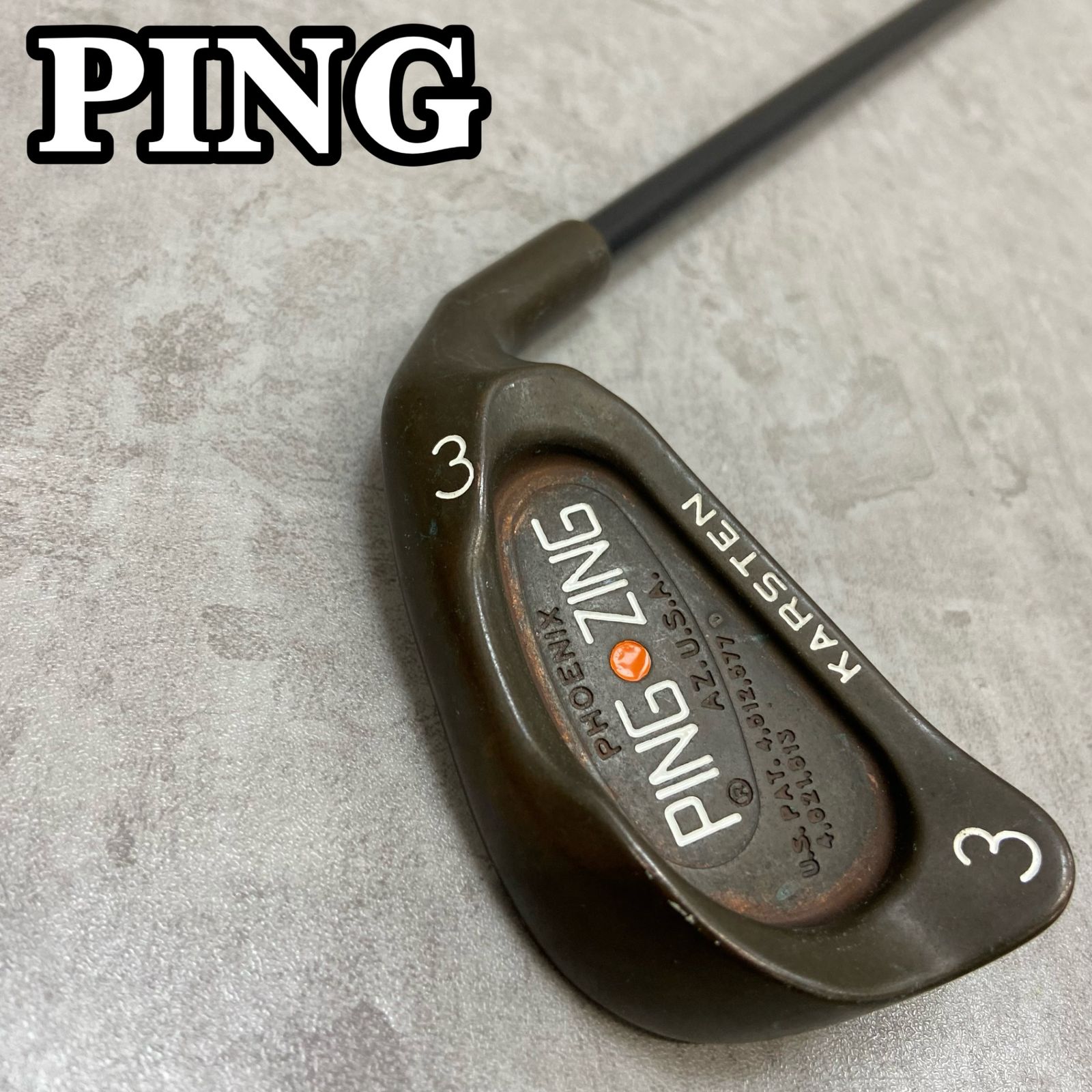 PING ピン ZING ベリリウムカッパー メンズゴルフ 3番アイアン C-6 右 