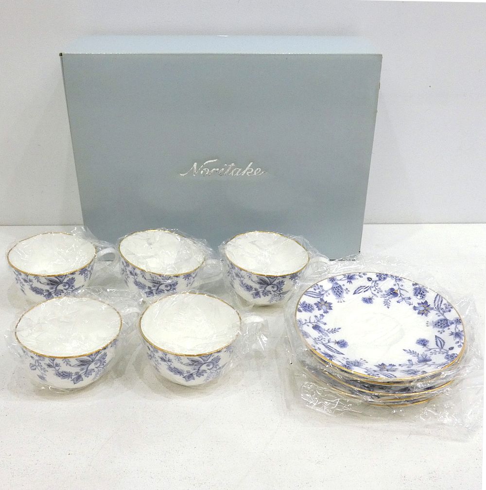 小牧店】箱開封・未使用品 Noritake ノリタケ ブルーソレンティーノ 