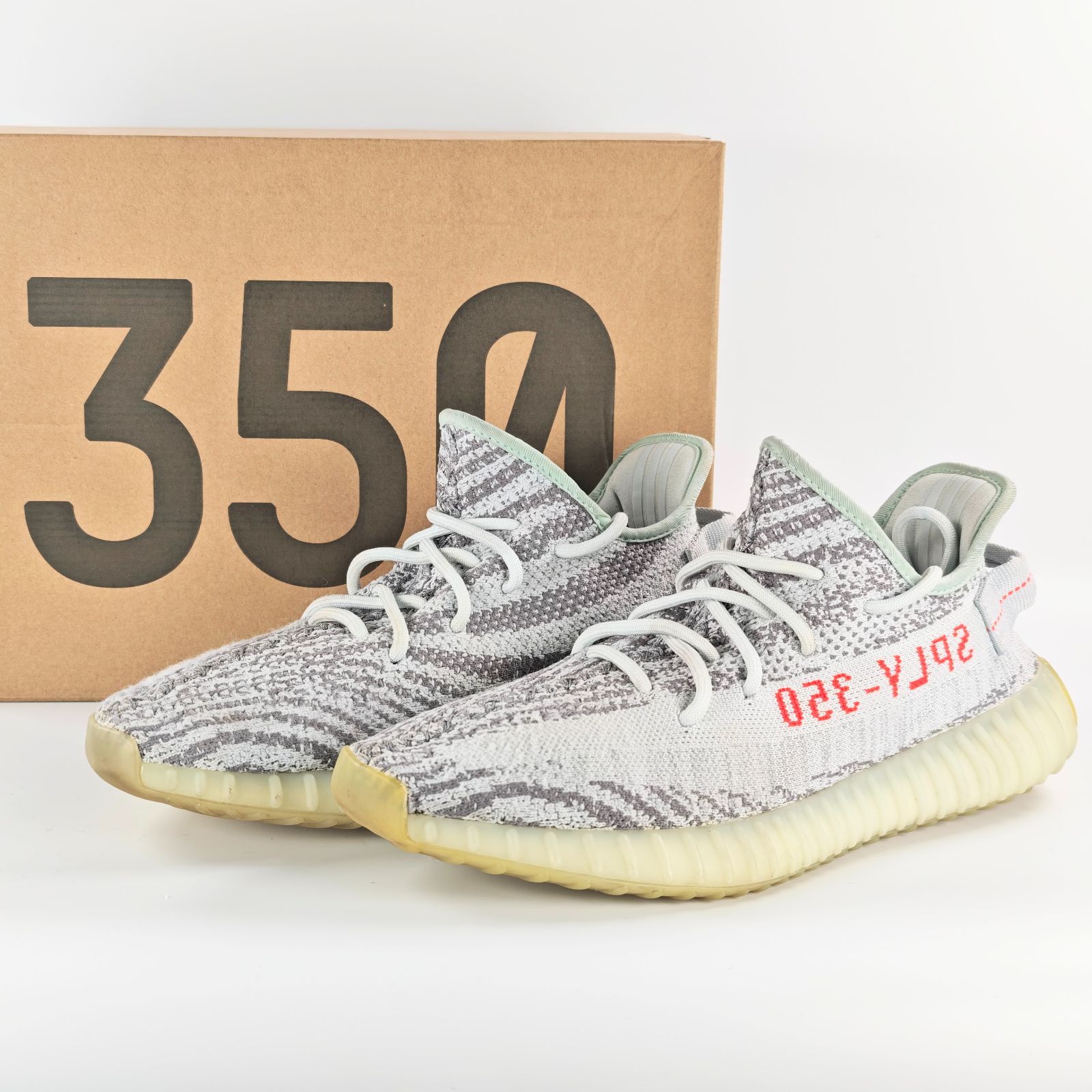 未使用品 アディダス adidas YEEZY Boost 350 V2 CMPCT Slate White 