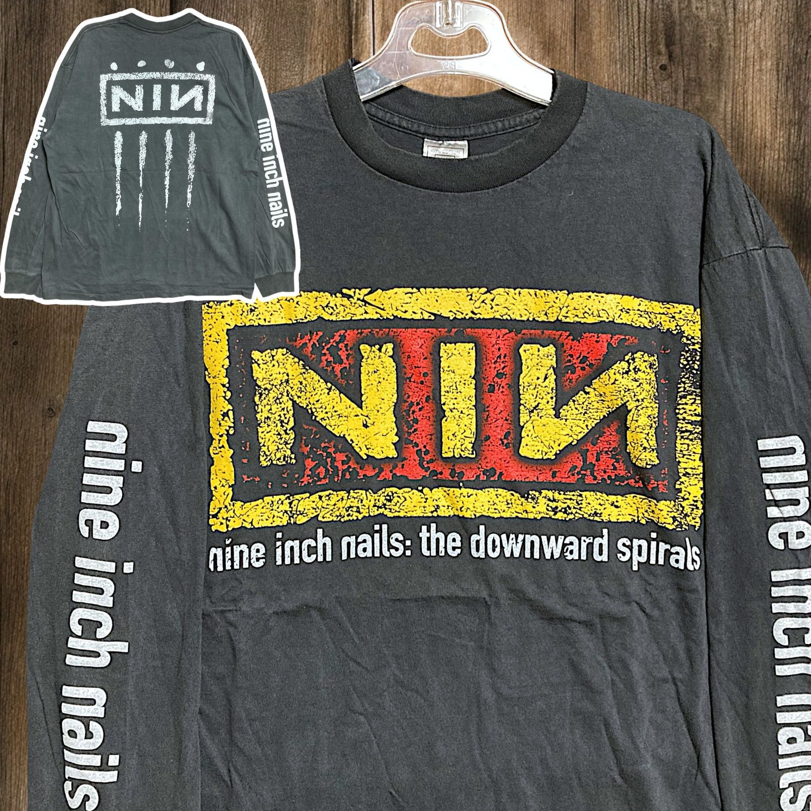 バンド Tシャツ 長袖 ロンT ナインインチネイルズ NIN Nine Inch Nails