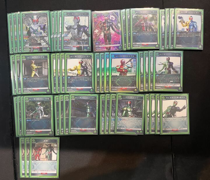 デッキ】仮面ライダー 緑 仮面ライダーW【UNIONARENA】 ユニオン