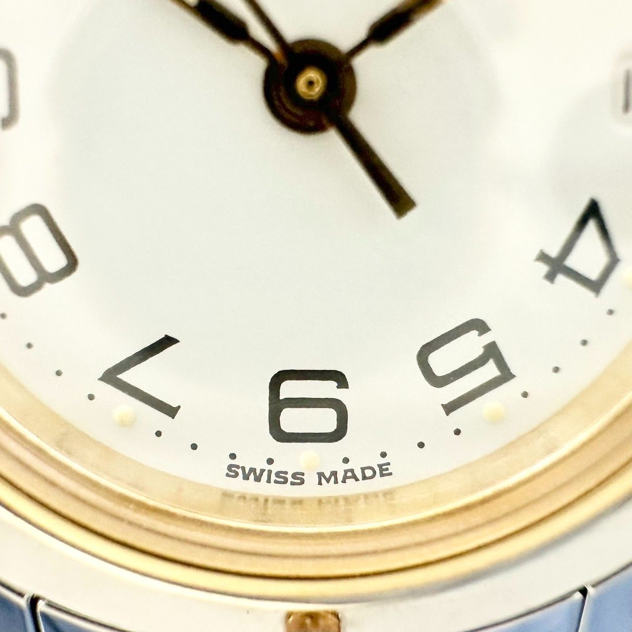 返品OK】新品電池交換済み Hermès エルメス クリッパー CL4.220 SS/GP 