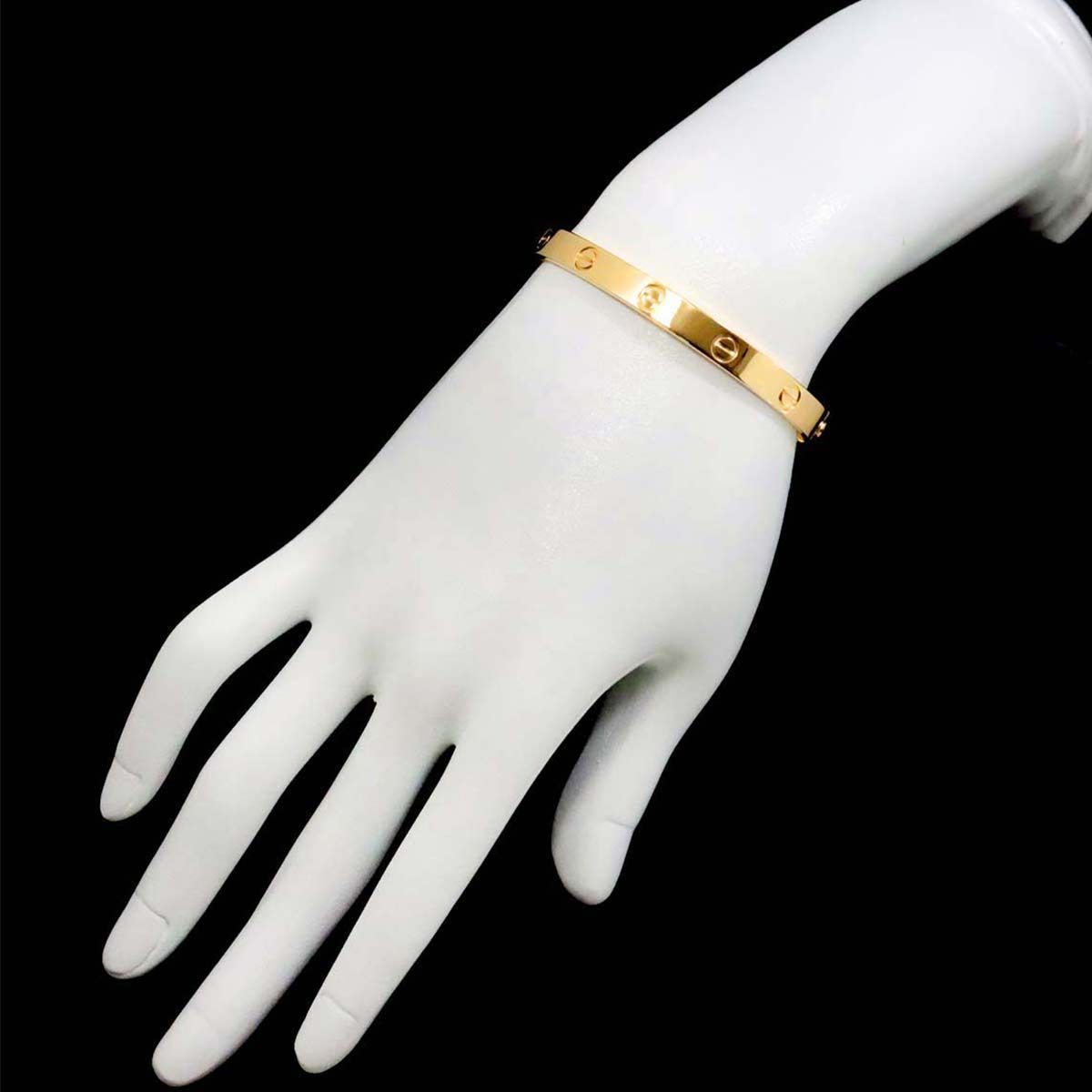 カルティエ Cartier ラブ ブレス #20 K18 YG イエローゴールド 750 