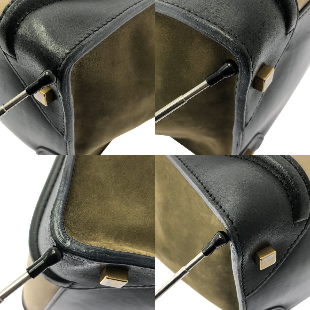 CELINE / セリーヌ | ラゲージ ミニ ショッパー ハンドバッグ / レザー 