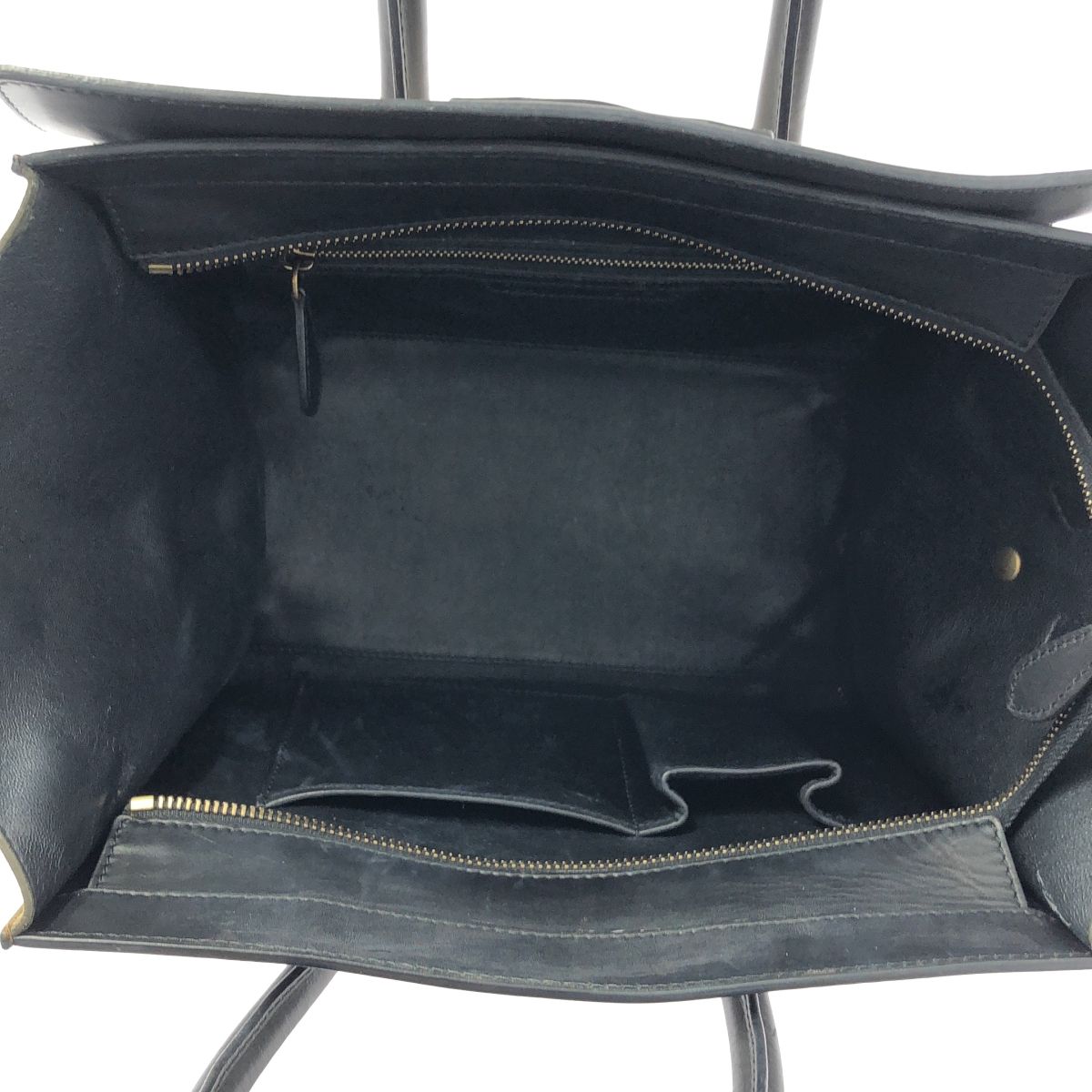 CELINE / セリーヌ | ラゲージ ミニ ショッパー ハンドバッグ / レザー 