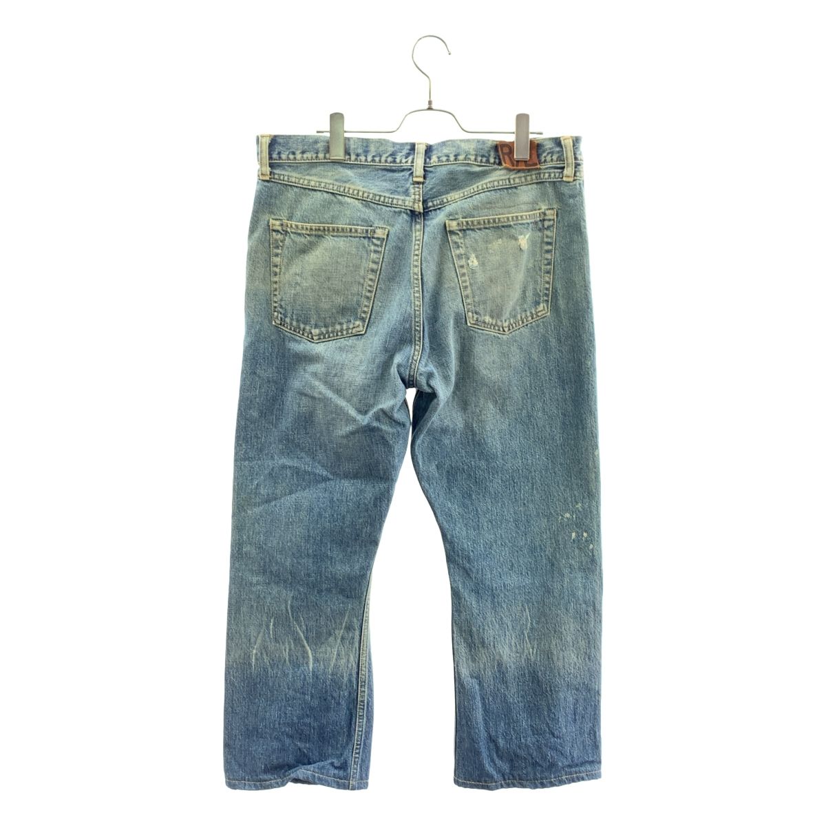 RRL / ダブルアールエル | ダメージ加工 ボタンフライ デニム パンツ 