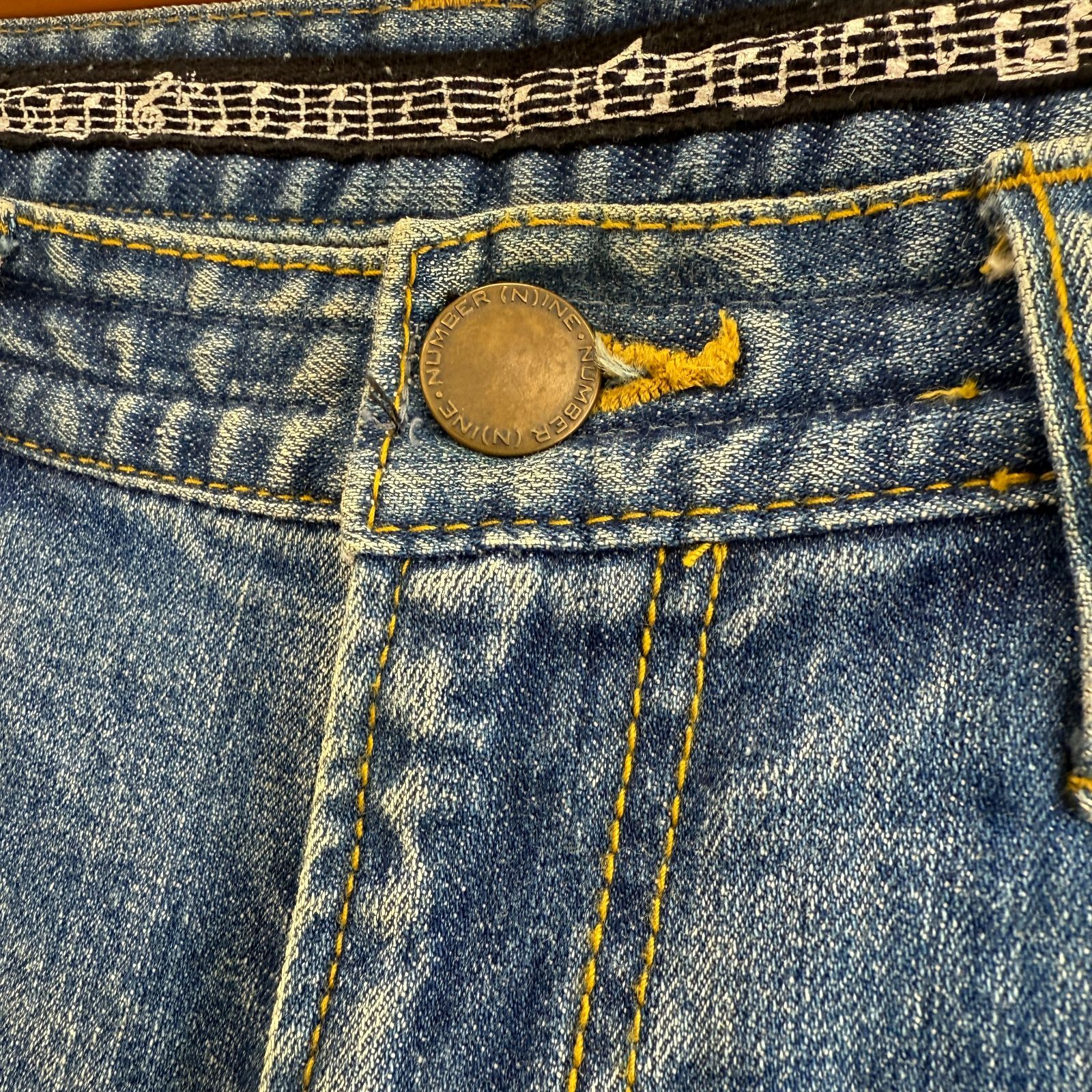 △▽△0338 NUMBER（N)INE DENIM ナンバーナイン ダメージデニム 