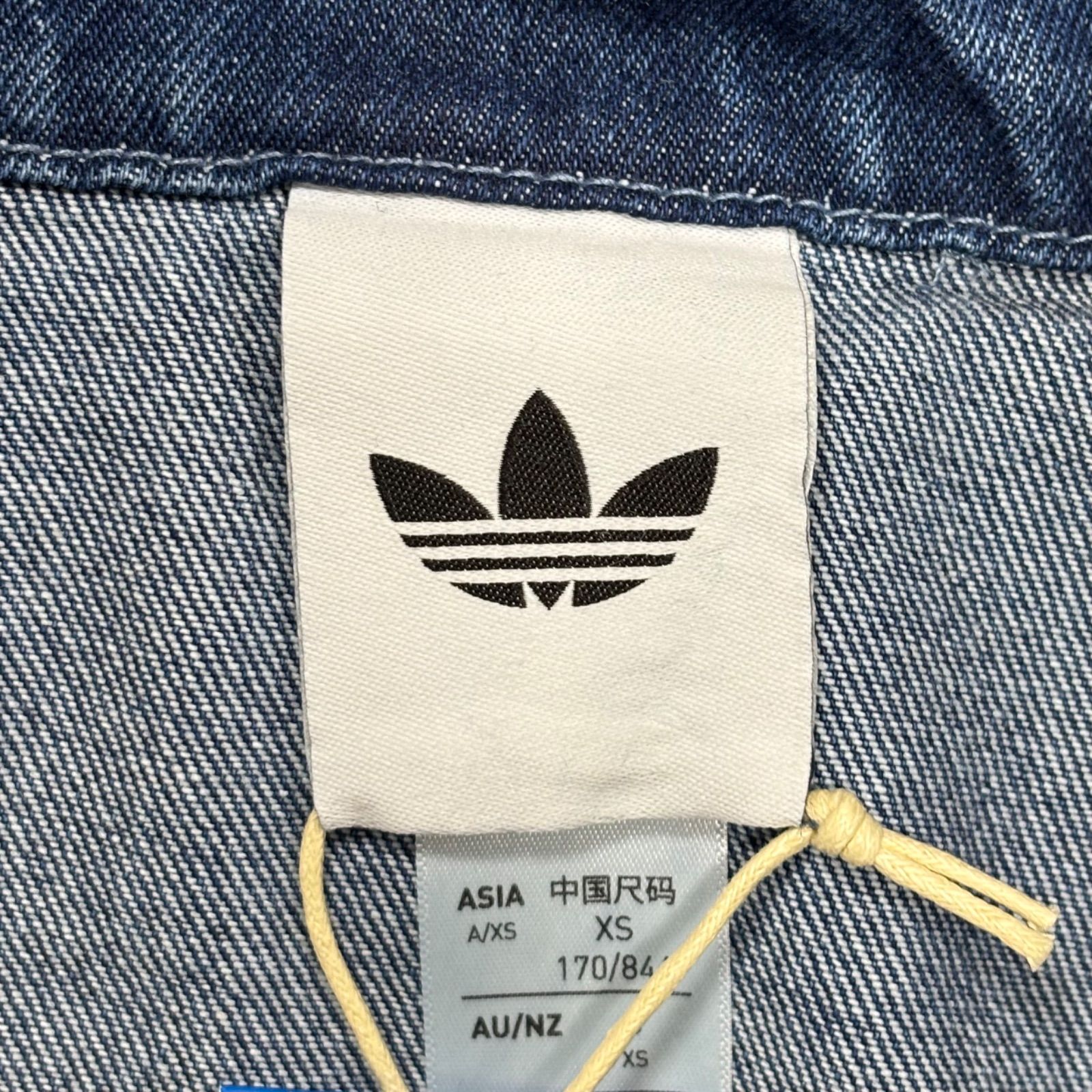 メンズ 未使用品 adidas アディカラー ファーストブルー デニム 