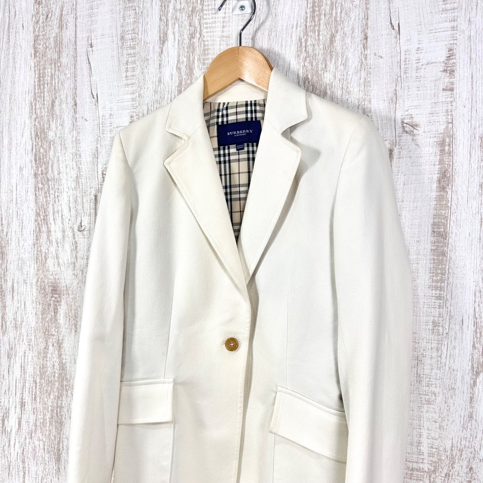 BURBERRY LONDON バーバリーロンドン ノバチェック シングルボタン 1B 