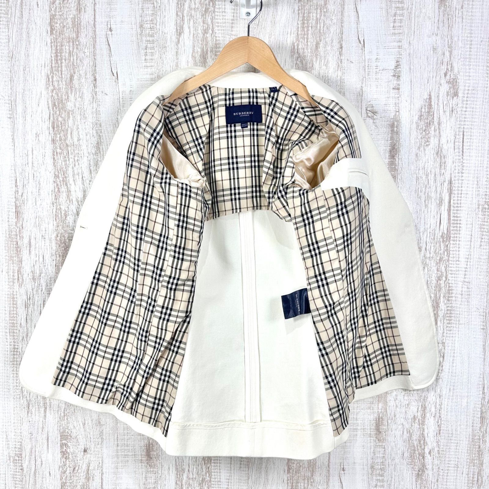 BURBERRY LONDON バーバリーロンドン ノバチェック シングルボタン 1B 