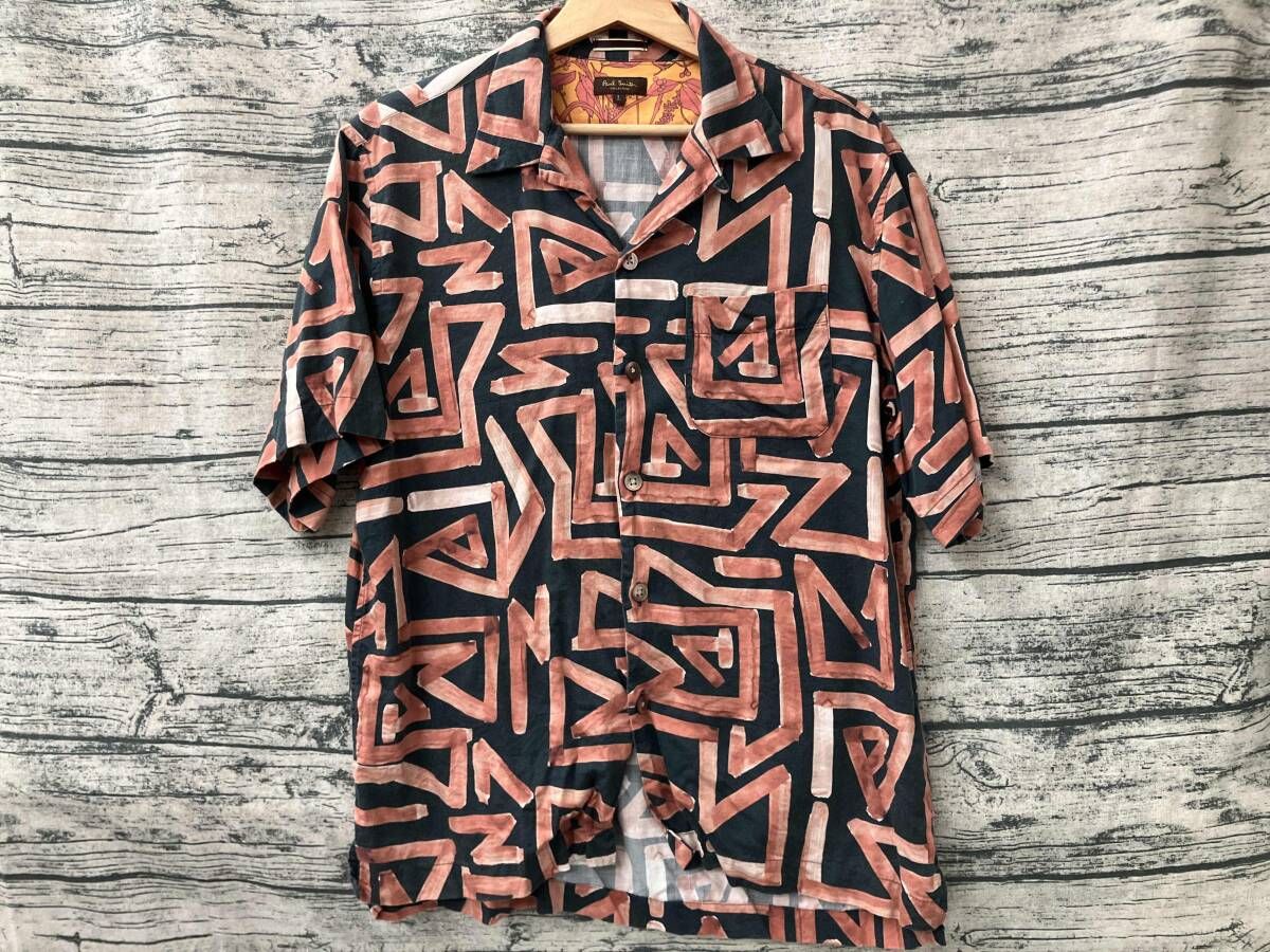 PAUL SMITH ポールスミス 半袖シャツ PN-CR-83533 総柄 Lサイズ - メルカリ