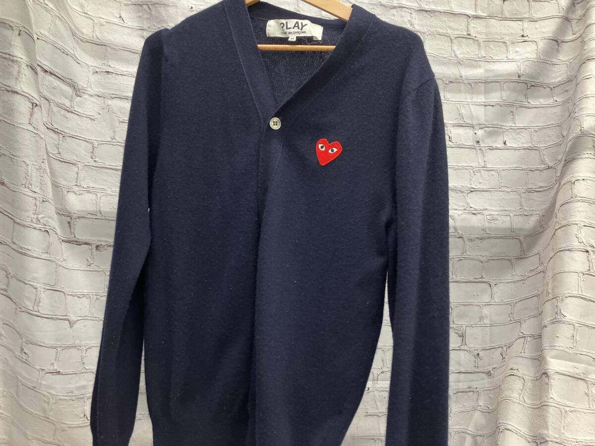 PLAY COMME des GARCONS カーディガン AZ-N008 AD2012 ネイビー 表記 