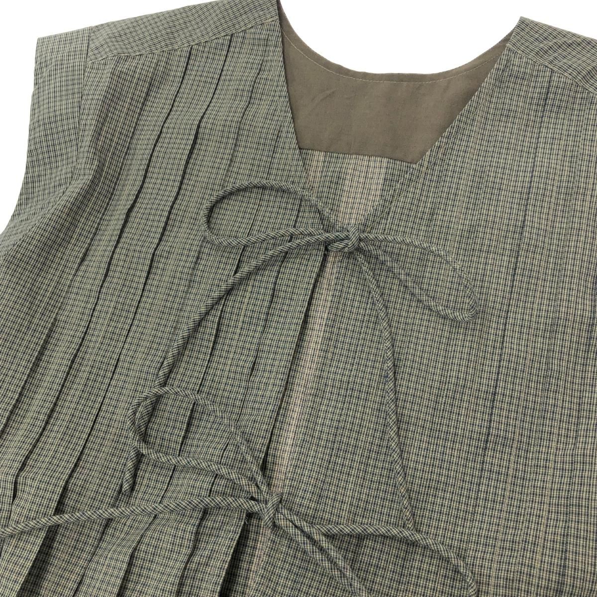 Adam et Rope` アダムエロペ FEMME タックフレアジレブラウス サイズ:F 