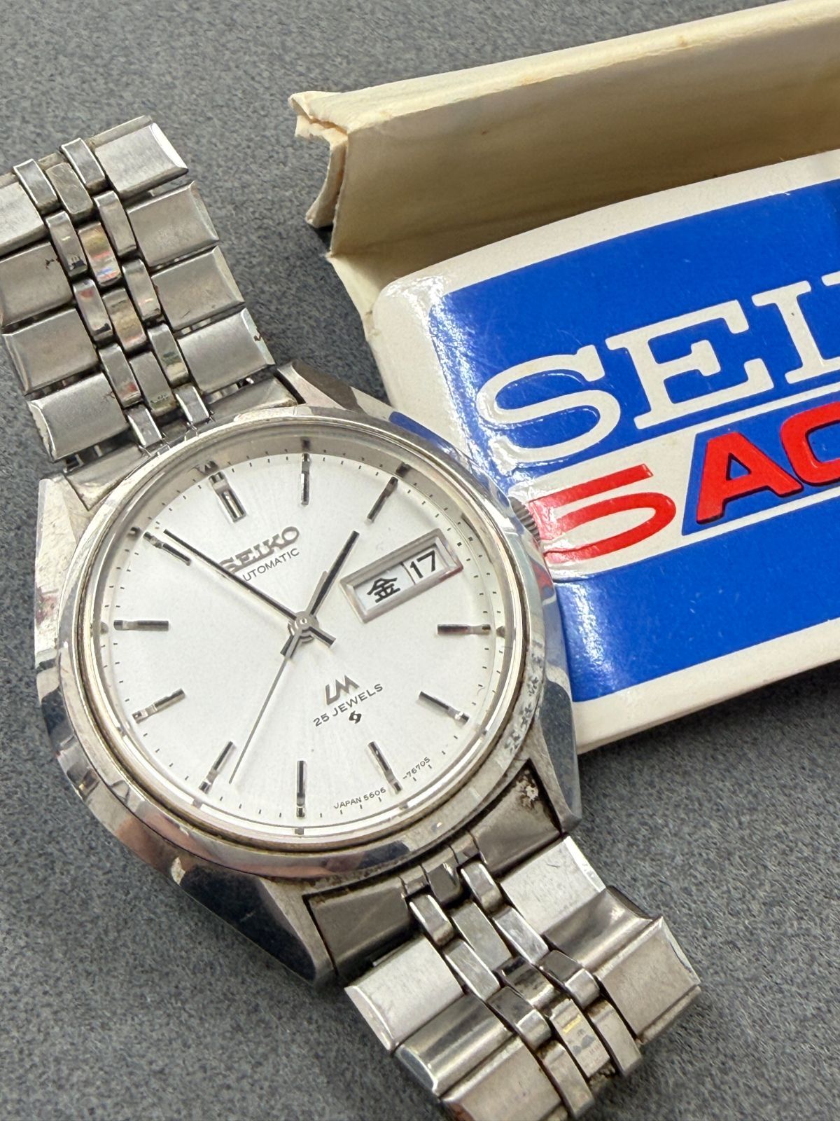 n14 SEIKO LM セイコー ロードマチック 5606-7192 25石 腕時計 自動 
