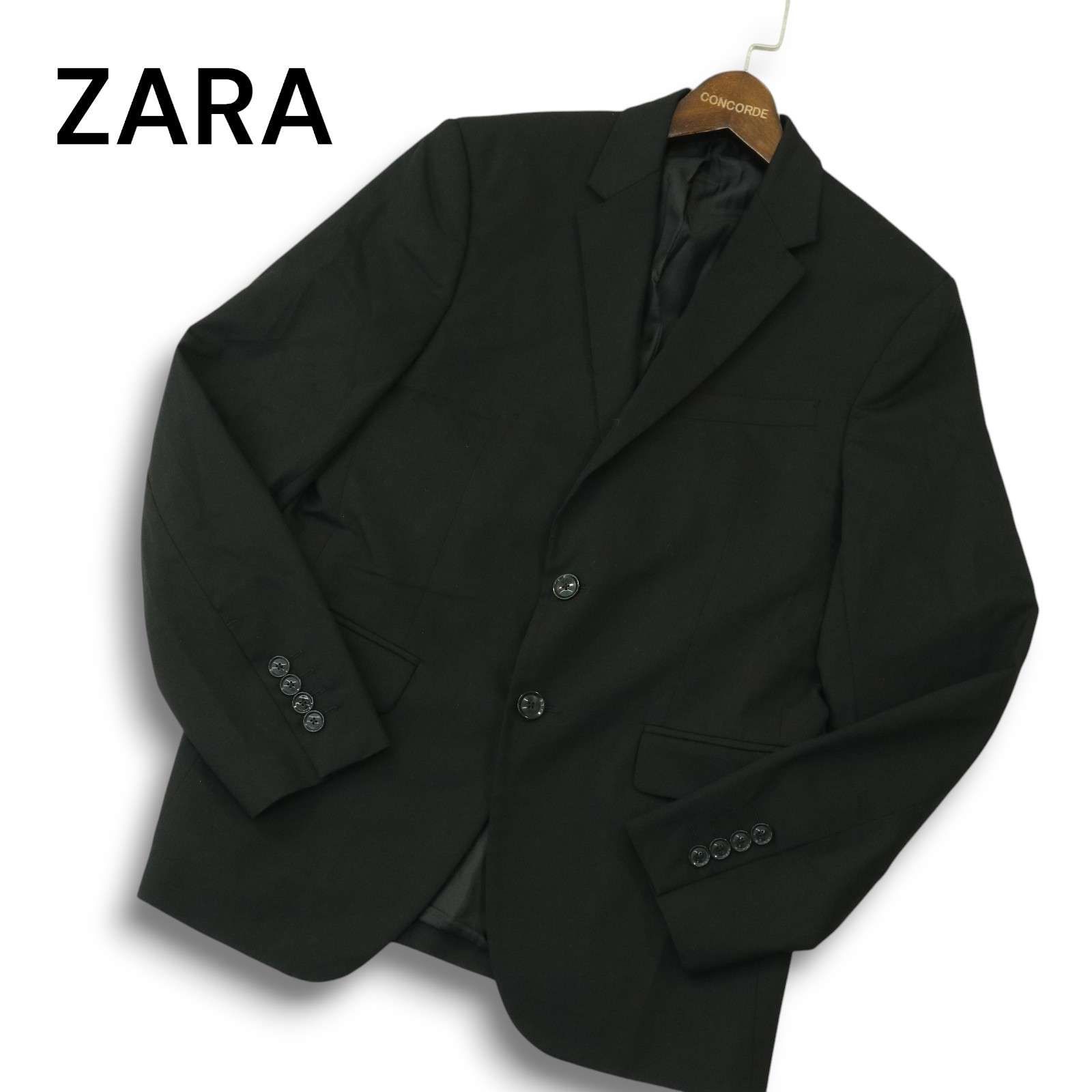 ZARA ザラ マン 通年 総裏 現行タグ☆ レーヨン混 2B テーラード 