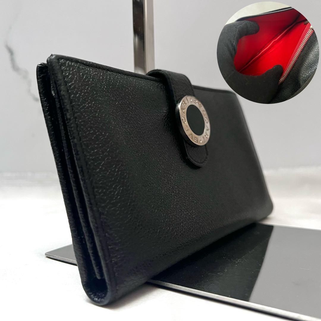 ◇美品◇ブルガリ ビーゼロワン フラップ型長財布 ブラック ◇美品◇ブルガリ ビーゼロワン フラップ型長財布 ブラック
