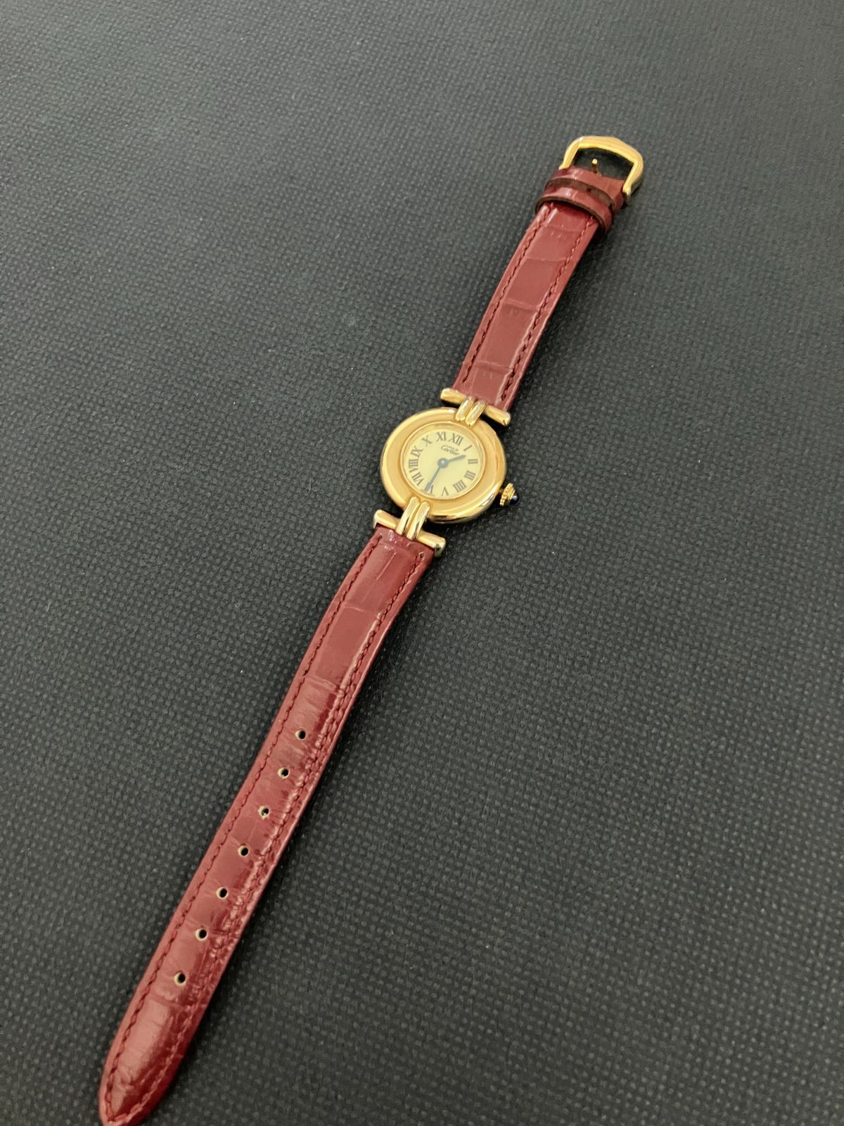 441301076105】美品/保証書付 カルティエ マストコリゼ ヴェルメイユ 