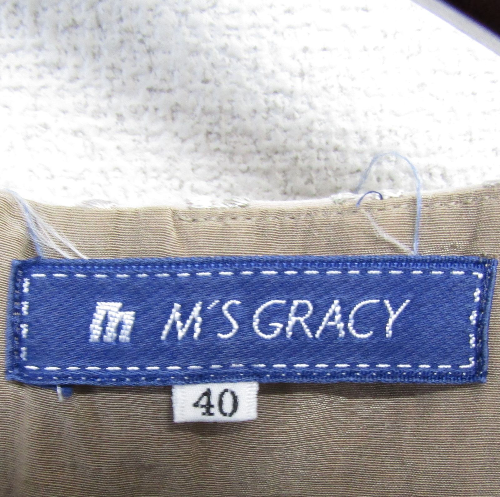 M'S GRACY】（エムズグレイシー）ひざ丈ワンピース 表記サイズ:40