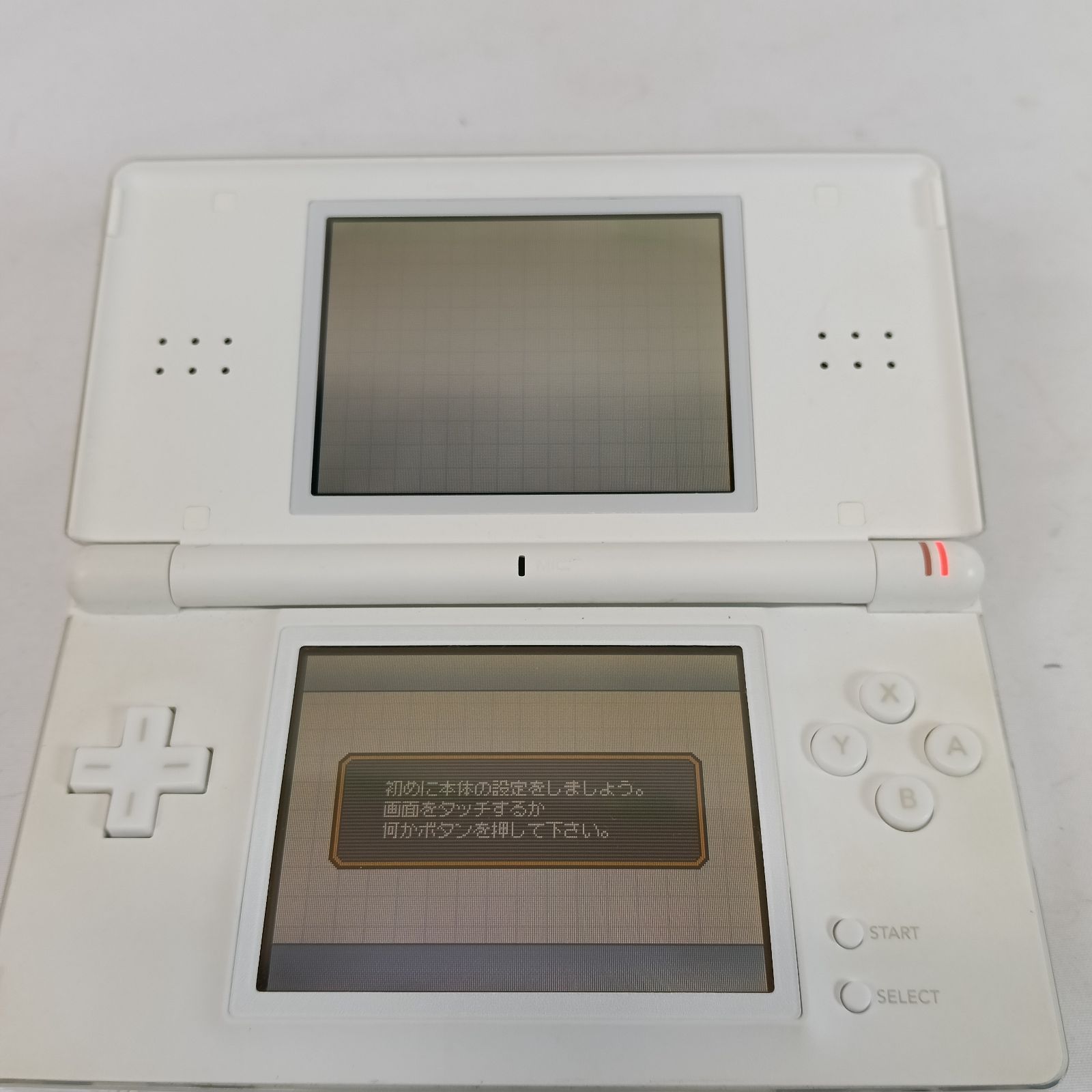 液晶良好 ニンテンドーDS Lite クリスタルホワイト 本体 タッチペン 