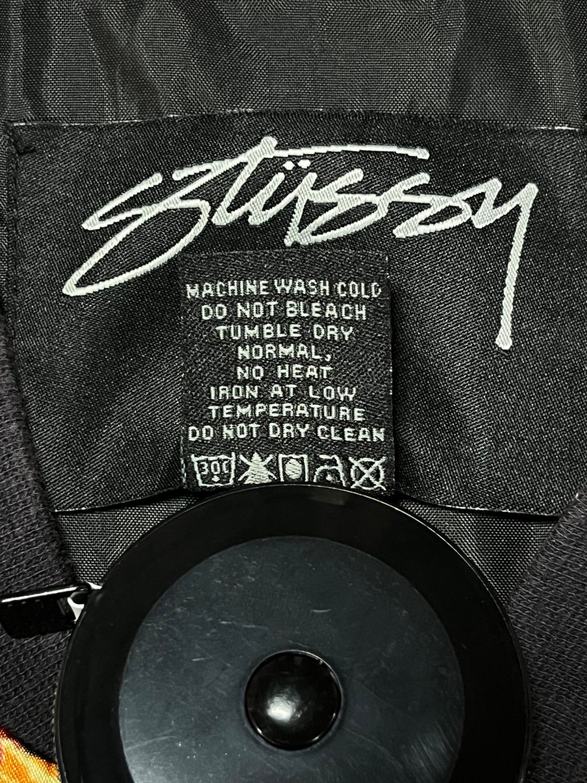 STUSSY ステューシー オールド チェーン ジャケット ブルゾン ブラック