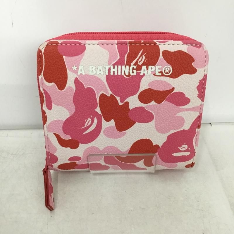 A BATHING APE アベイシングエイプ 財布 二つ折り ABC CAMO MINI