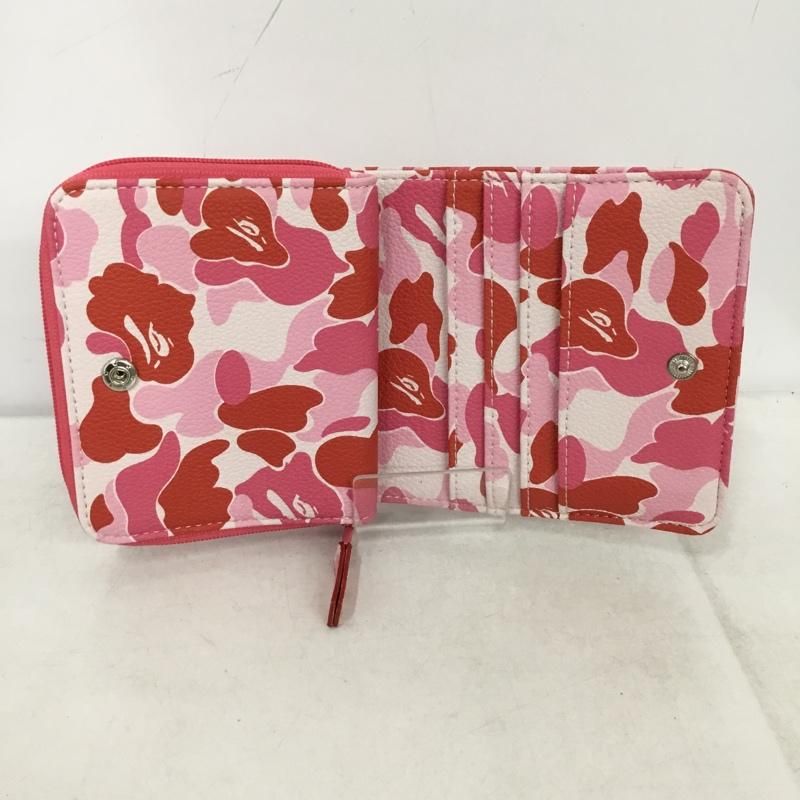 A BATHING APE アベイシングエイプ 財布 二つ折り ABC CAMO MINI